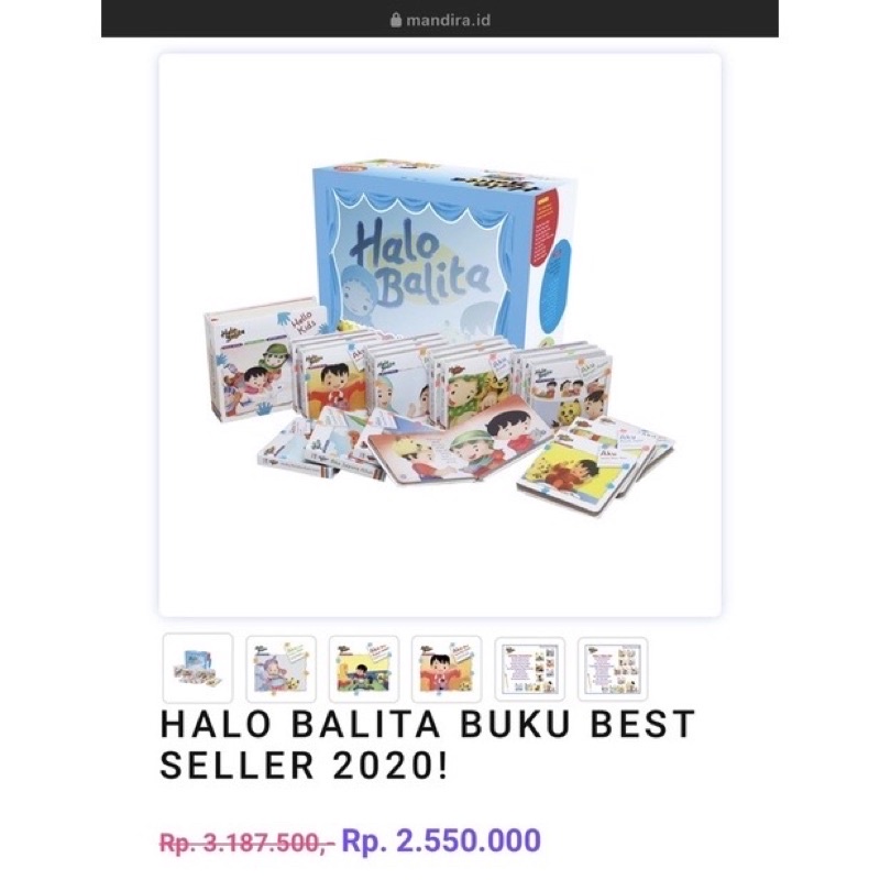 [LIKE NEW] Promo FULLSET Halo Balita Ready Stock Halo Balita Lengkap Murah Diskon Hello Hallo Buku