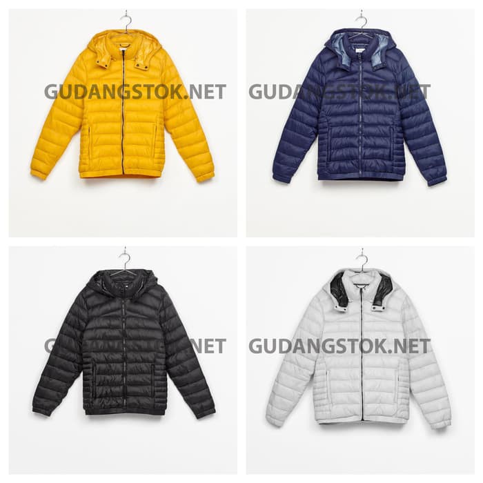 Jaket Pria Musim Dingin Bershka Original Hitam FASHION DISTRO COWOK CEWEK GAYA TERBARU ABG Y8F0