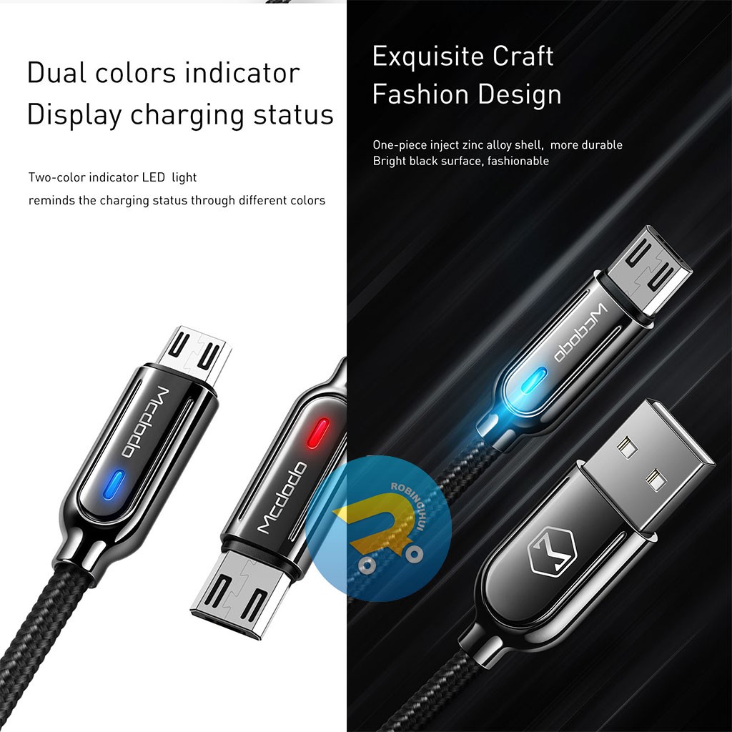 MCDODO Micro Usb &quot;GEN 2&quot; fast charging Auto disconnect QC 3.0 ORIGINAL