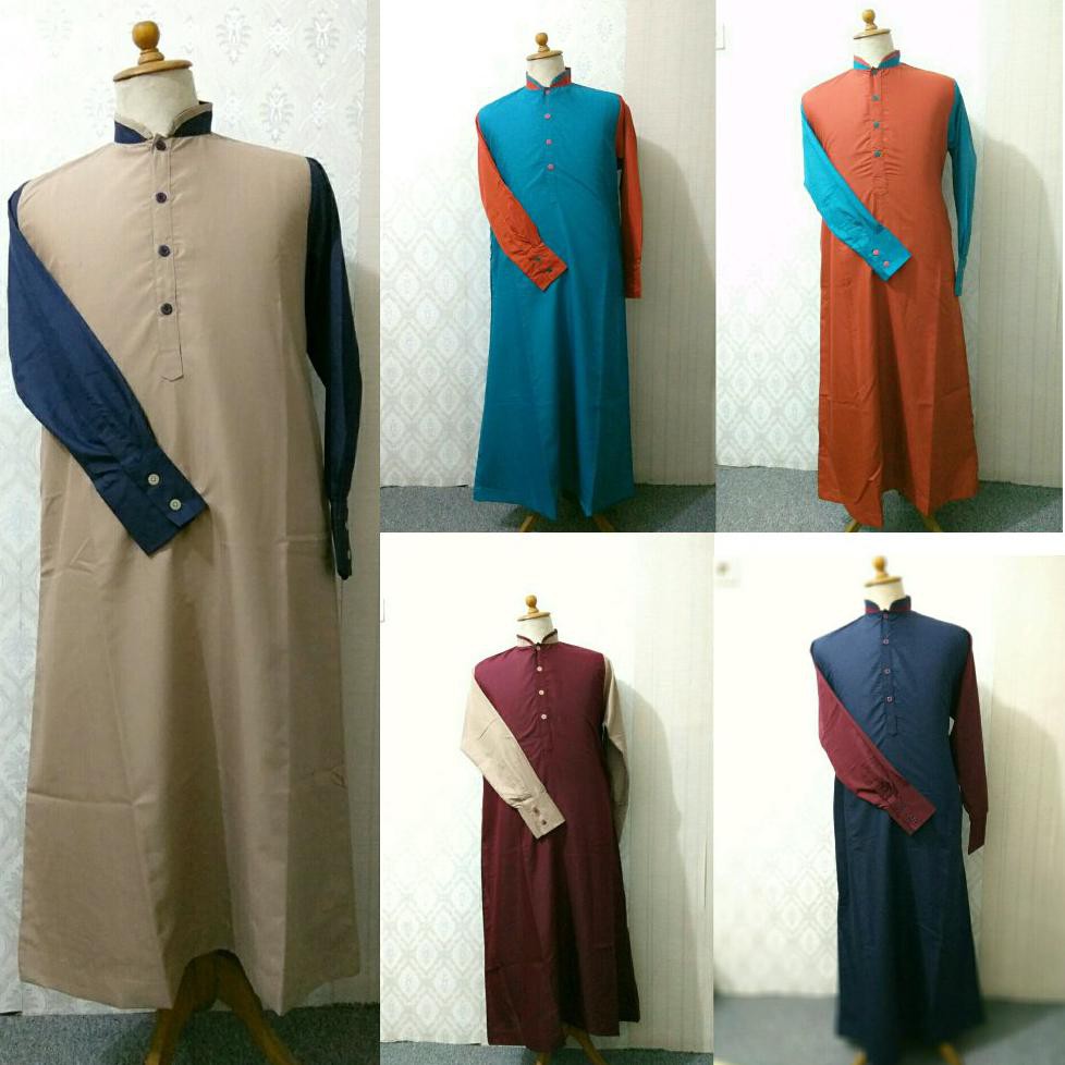 Hot Jubah Saudi Gamis Saudi Thobe Busana Muslim