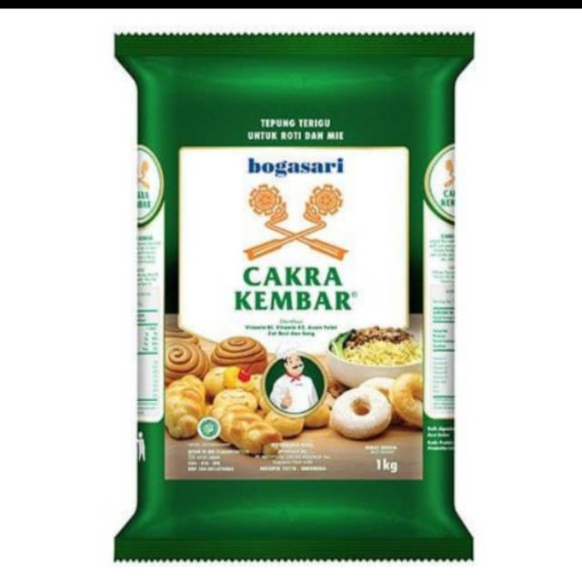 

TEPUNG TERIGU CAKRA KEMBAR PREMIUM 1 KG