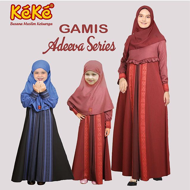 KEKE GAMIS ADEEVA SERIES YANG READY