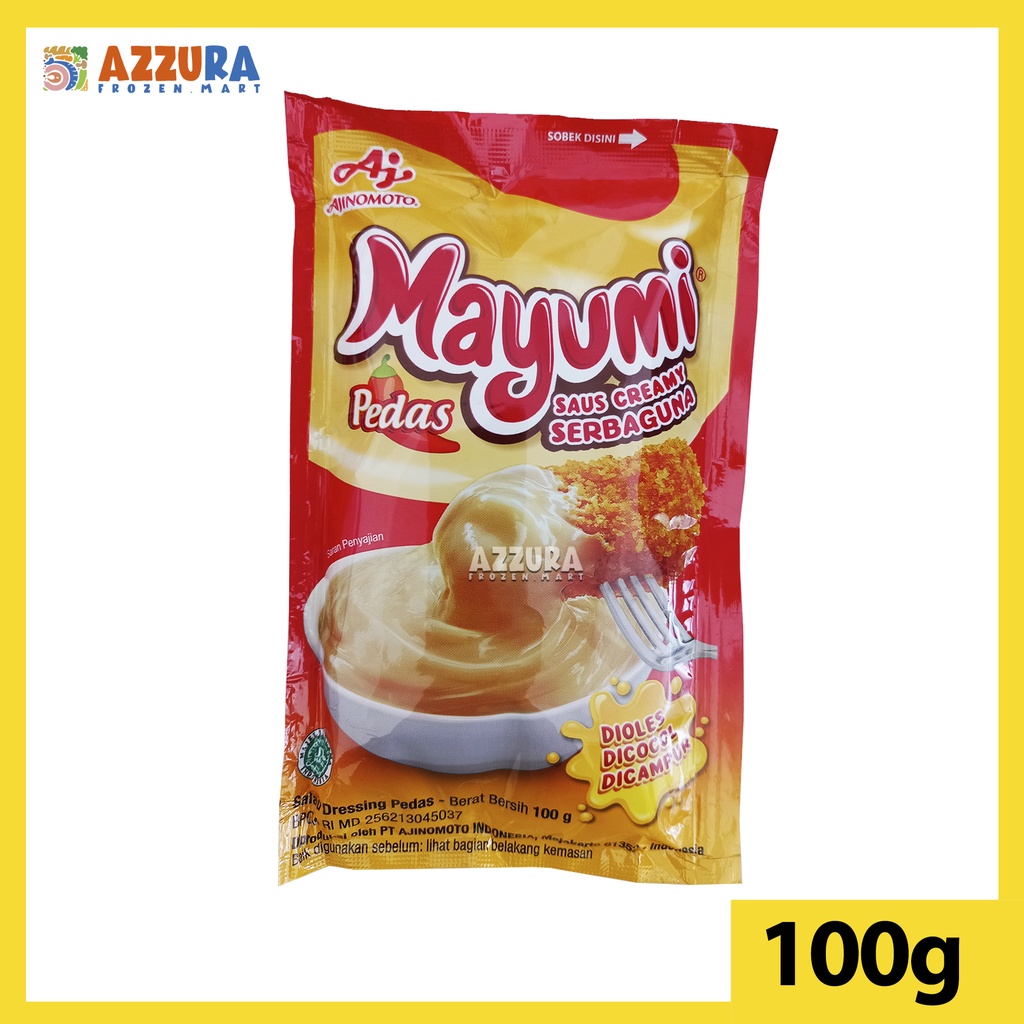 

Mayumi Saus Mayo Pedas Kemasan Sachet 100g Mayonnaise