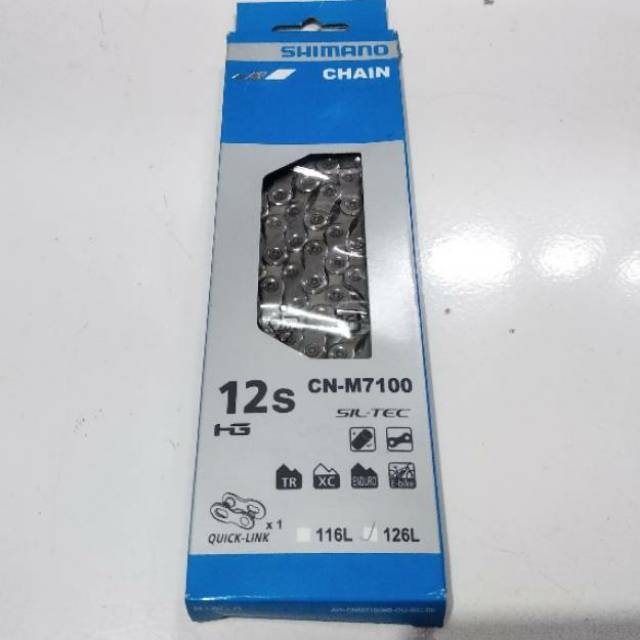 Chain SLX 12 speed M7100 rantai SLX 12 speed Shimano SLX 7100 Original shimano