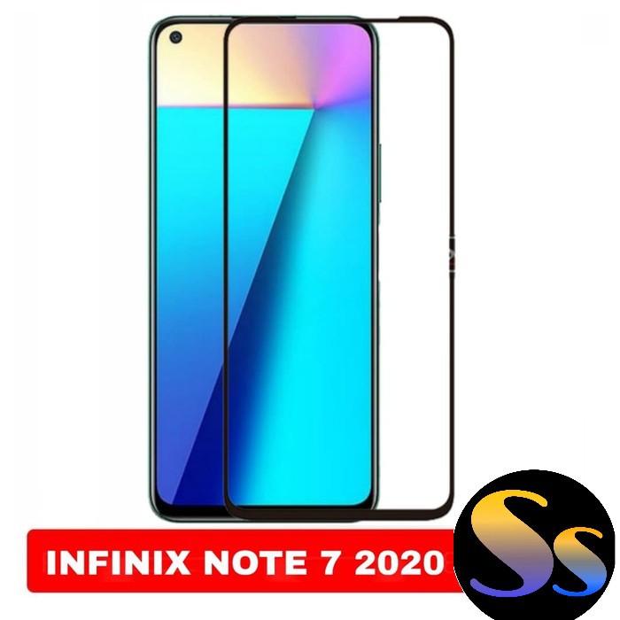 Tempered Glass Warna INFINIX S5/S5 LITE /NOTE 7 LITE Anti Gores Kaca Full Layar Premium Quality