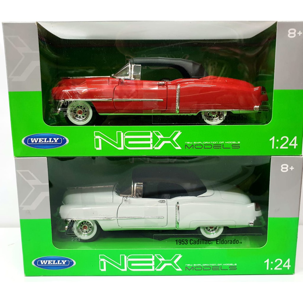 Welly 1953 Cadillac Eldorado– 22414W - Bahan Logam – Bukan Pullback – Skala 1:24 – 466 gr – SNI