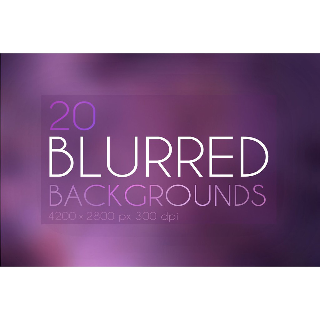 Blurred Backgrounds - JPEG Ultra HD