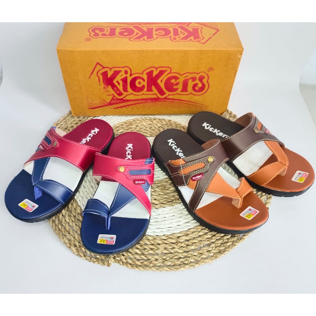 SANDAL ANAK LAKI LAKI KICKRES / COWOK Umur 8 Sampai 13 th JEPIT SINTETIS SIZE (33-37)/(28-32) JS