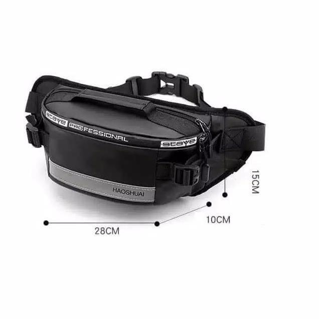 ☚ Tas pinggang/Tas waist bag Import /Tas sling Bag Sporty Outdoor Spear ☃