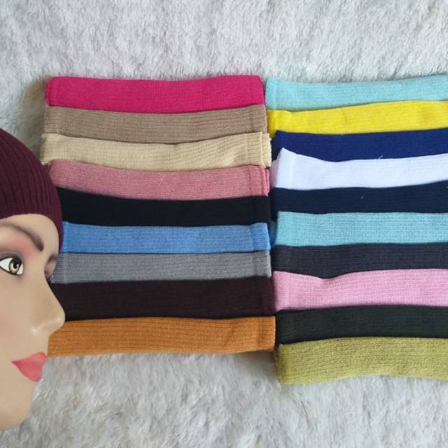 Ciput Rajut Inner Standar 1 Warna 2 Warna 4 Warna  / Alody's Collection