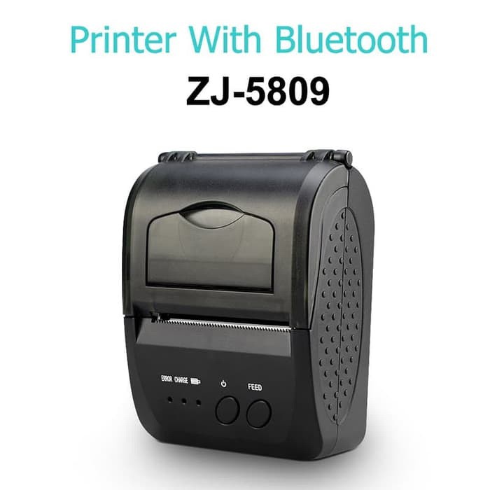 Printer Mini Bluetooth Thermal ZJ 5809 POS 58mm Printer Kasir Mini