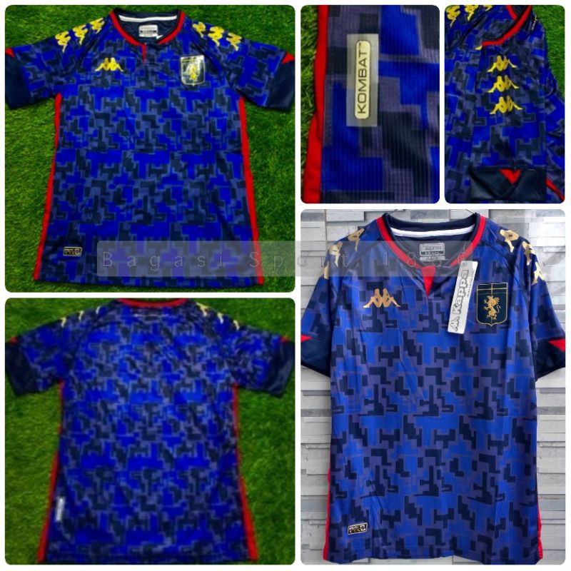 Jersey Baju Bola Genoa Cricket 3rd Kit Third 2020 2021 Il Grifone 2020/21 Diego Milito Shirt Ketiga