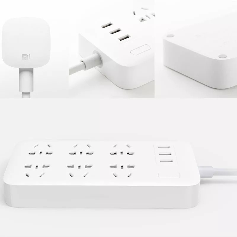 Xiaomi Power Strip 6 socket 2500W &amp; 3 USB Port 15W Original