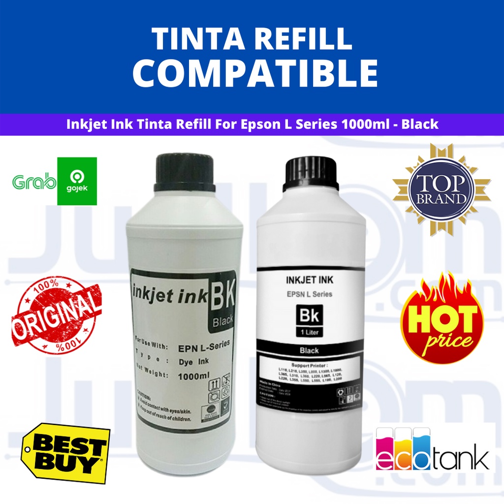 Ink Mate Tinta Refill for Epson 1000ml - Black