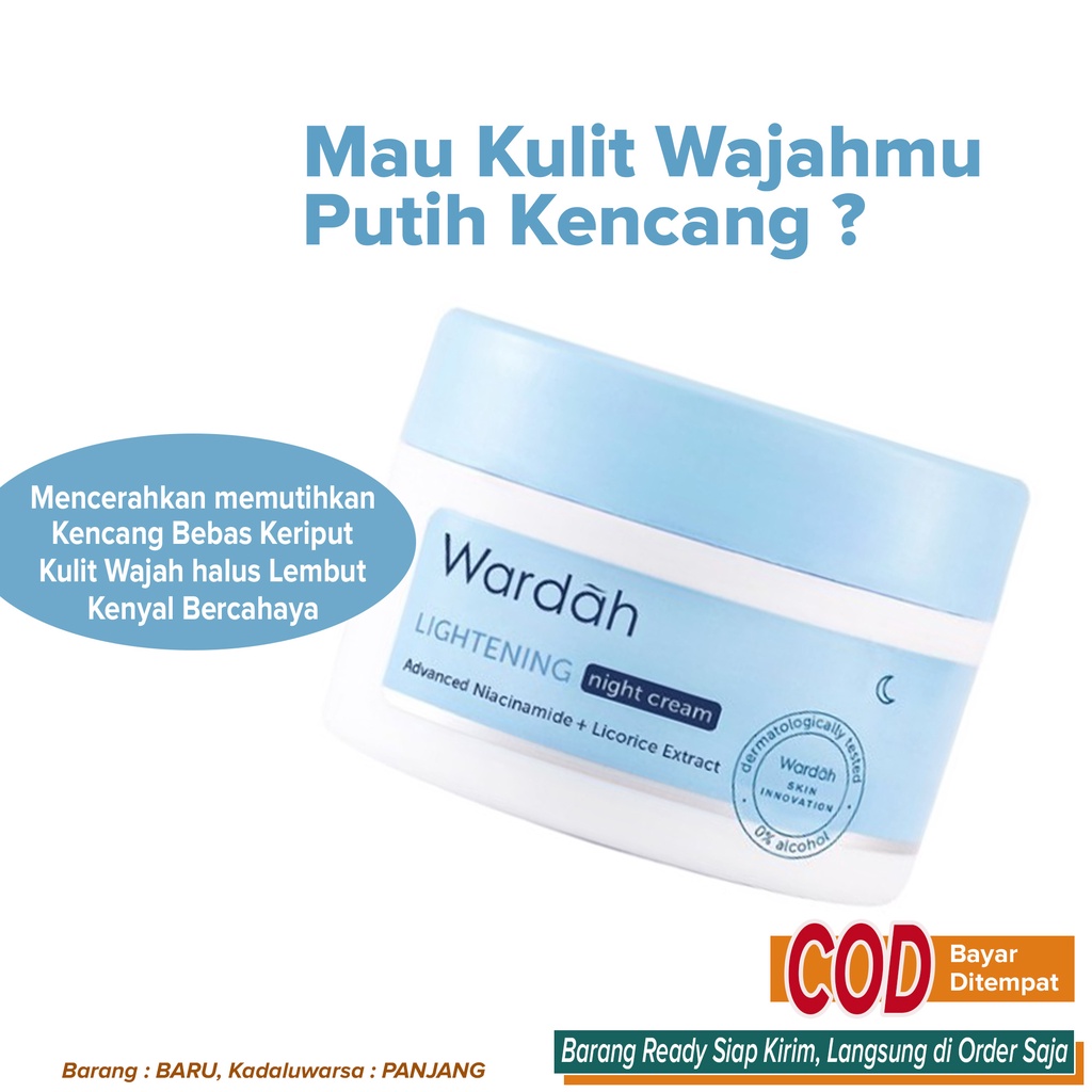 Cream Wajah GLOWING Pemutih Pencerah Pelembab Pengencang Kantung Mata Cegah Keriput Kulit Wajah keny