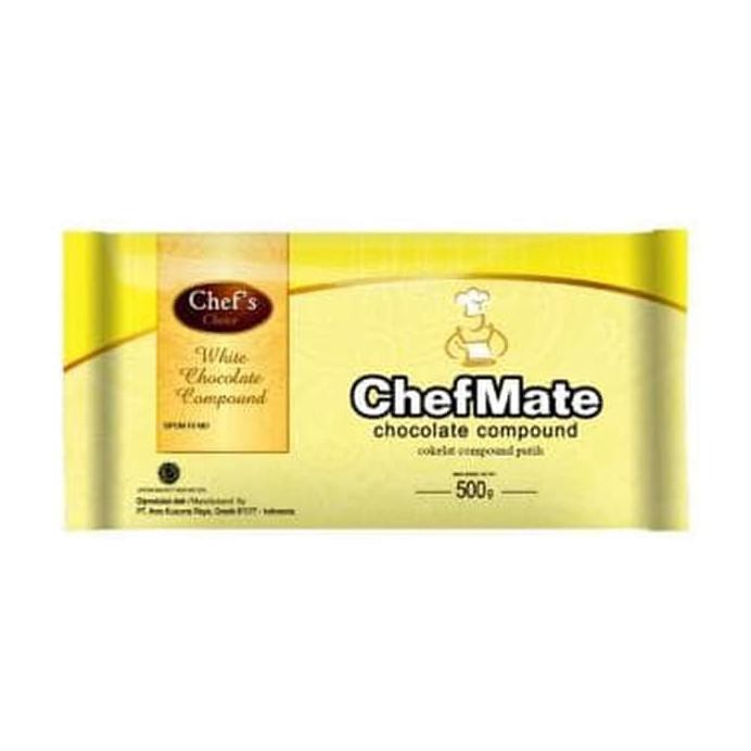 

Chefmate White compound 500 gr / white cooking chocolate coklat masak