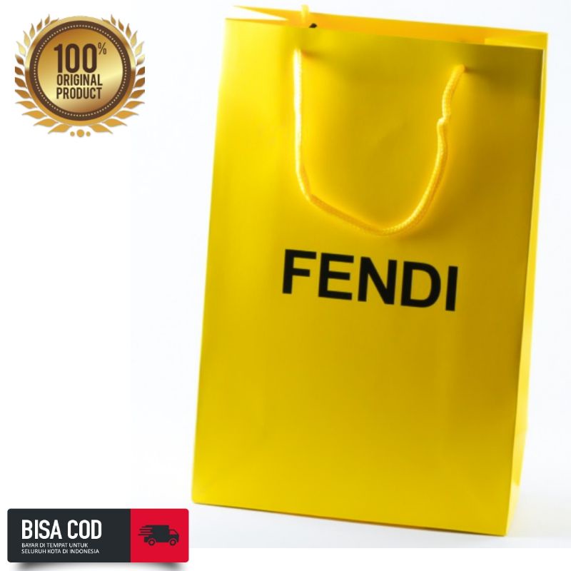 

Paper Bag Original Merk Fendi Yellow