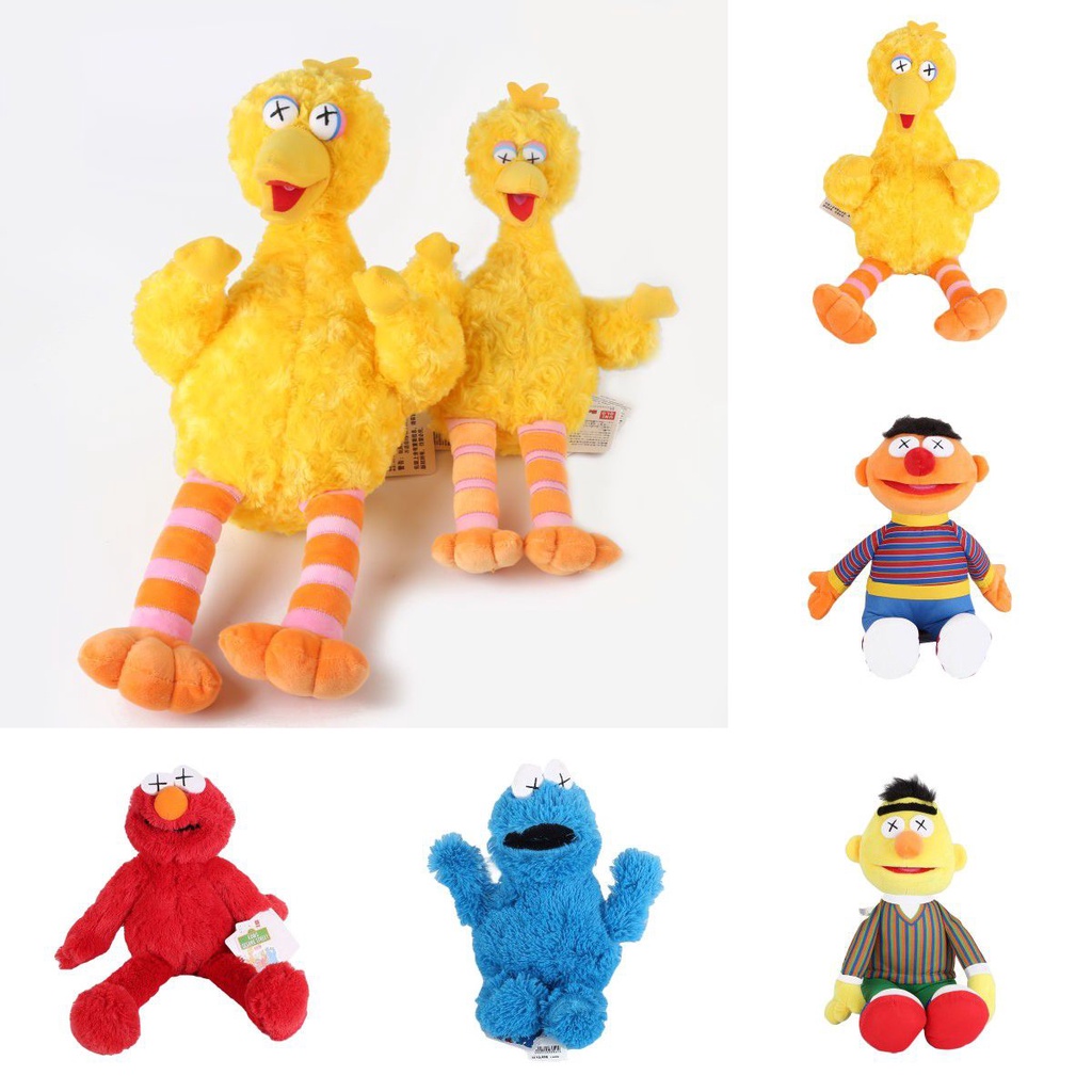 30/50cm Sesame Street Plush Doll Toys Elmo Ernie Bert Figures Soft Birthday Gift