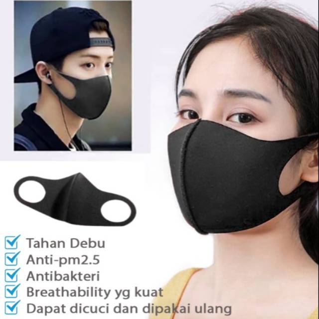 GROSIR MASKER SCUBA DEWASA DAN ANAK BAHAN KAIN NON WOVEN