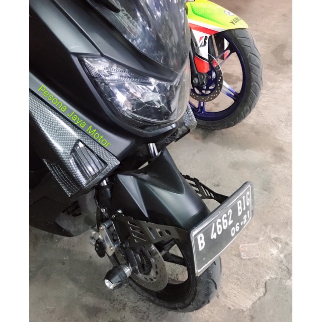 Breket Plat Nomor Nmax Cnc Premium FAST BIKES Buat Nmax/Nmax New 2020/Lexi/Aerox/Xmax250/300