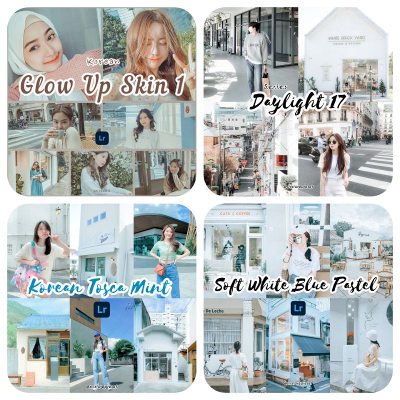 PRESET LIGHTROOM BUNDLE WHITE TONE SERIES // 8 PRESET (FROM ECER)