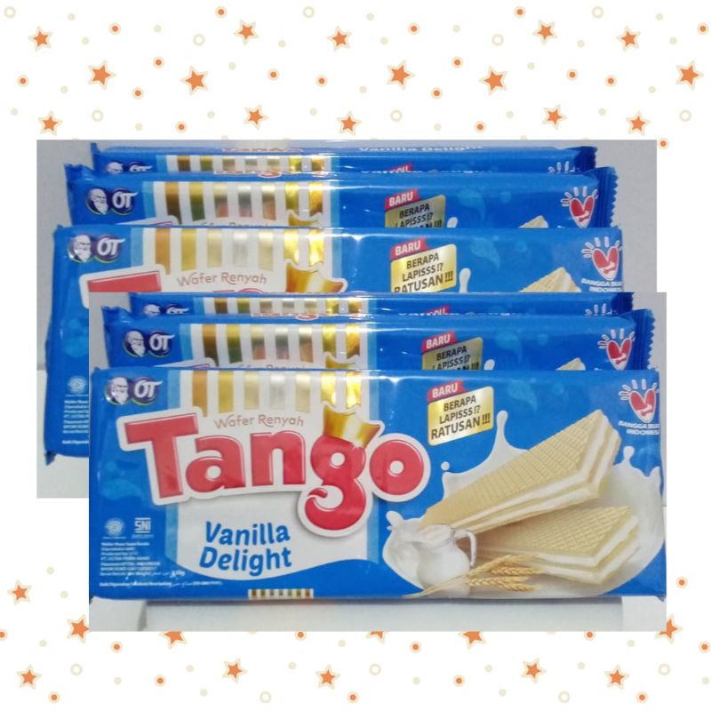 

TANGO WAFER 110g Vanila Delight | Royal Chocolate / Tiramisu