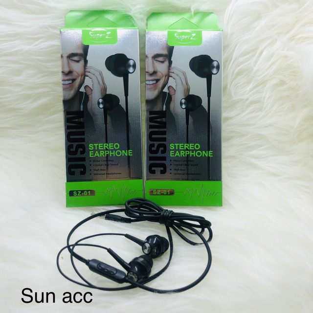 Hf Earphone Headset Super Z SZ-01 Power Bass Musik Super Bass