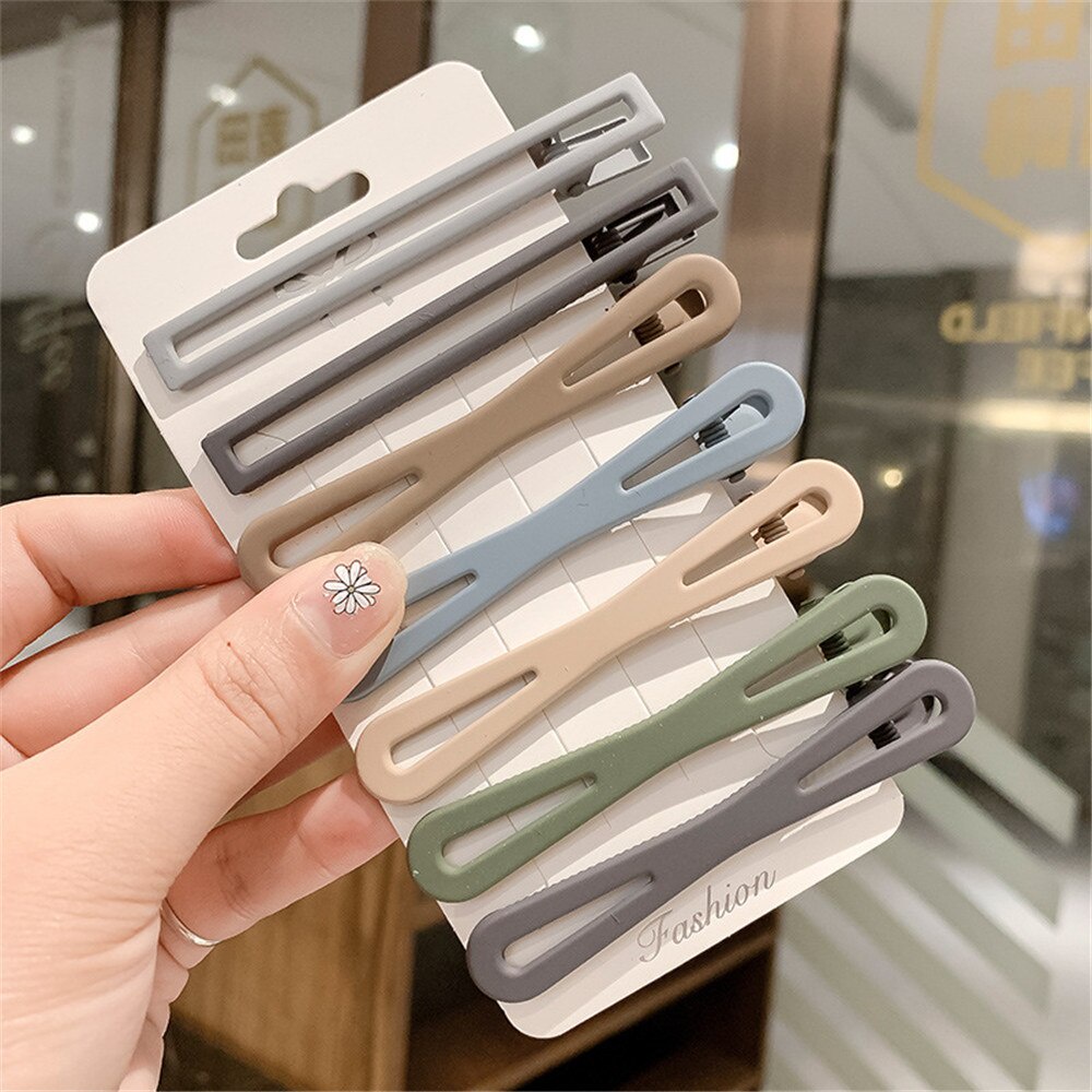 1 set Jepitan Rambut Korea Model Silang Lucu Aksesoris Rambut Hairpin Poni Import wanita Aksesoris