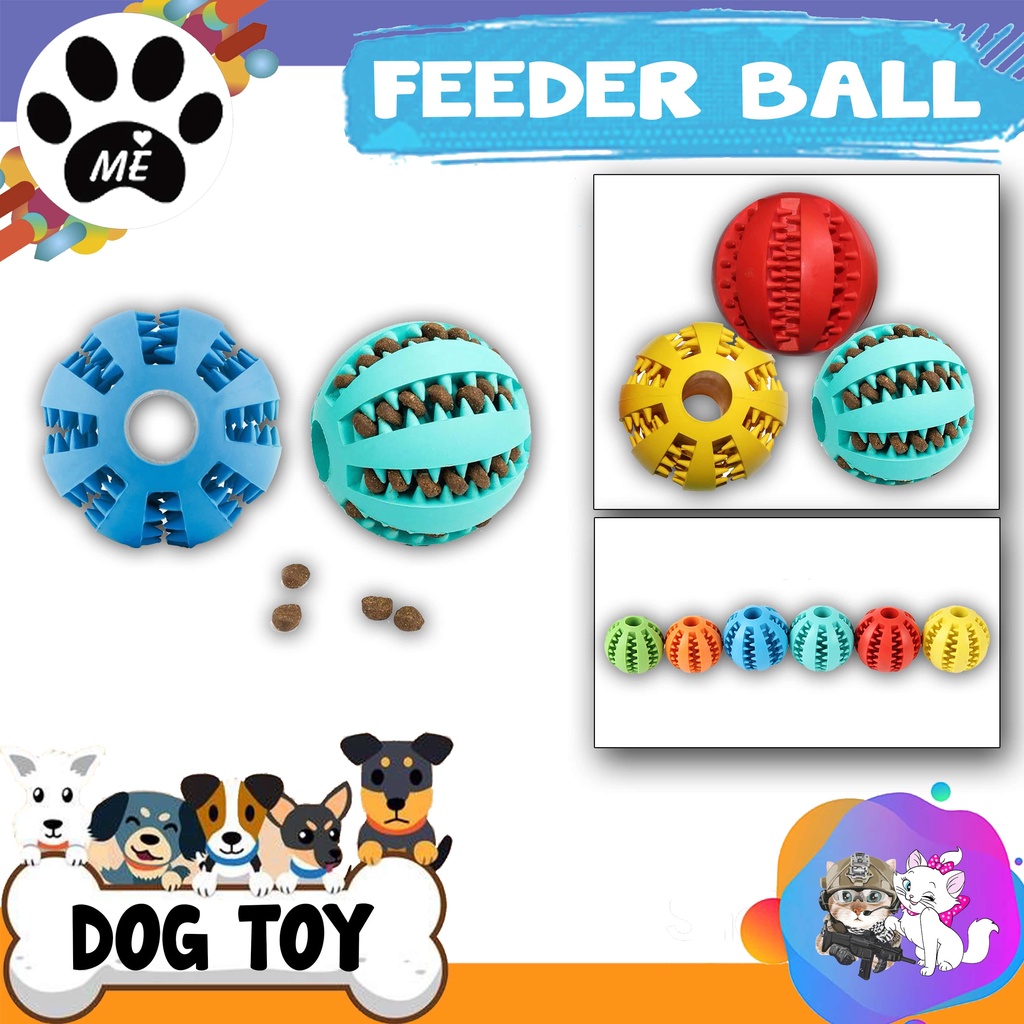 Mainan Gigit Anjing &quot;FEEDER BALL&quot; Dog Chews Toy