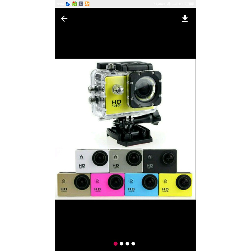 Promo ACTION CAM SPORT CAM NON WIFI 12 MEGAPIXELS Berkualitas
