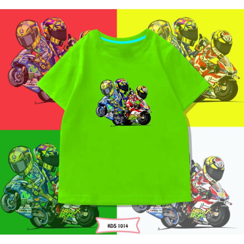 T-SHIRT / KAOS KIDS CEWE-COWO MOTO GP COTTON 24S