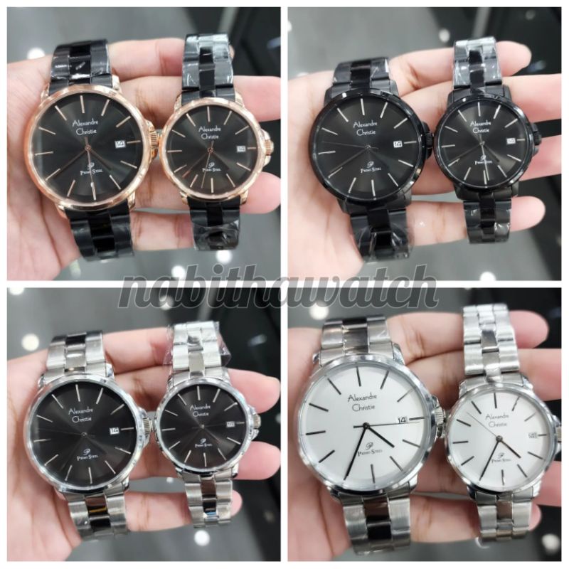 Jam Tangan Couple Alexandre Christie AC1032 New 1032 Original Garansi Resmi