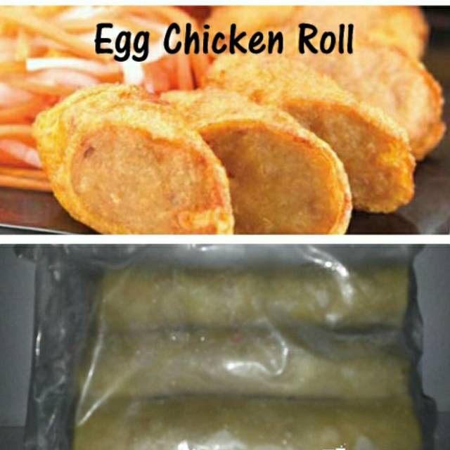 

Chicken egg roll bento