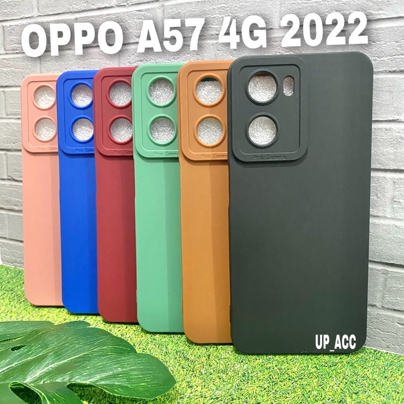 OPPO A57 4G 2022 CASE PRO Camera Protect / Case Candy Makaron Tpu Lens Protector Kamera Soft Case