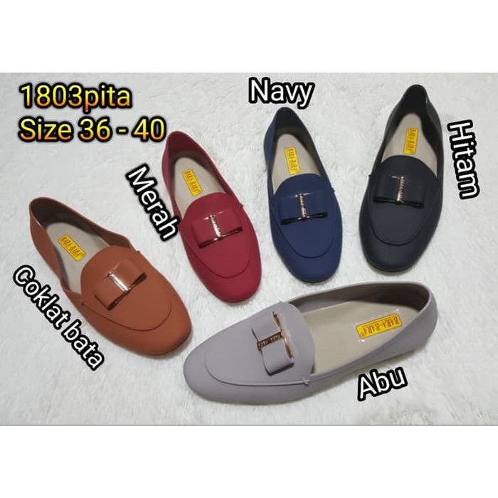 Jelly shoes bara bara karet sepatu wanita import 1803pita