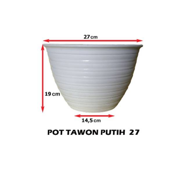 Pot bunga tawon 27 PUTIH Shopee Indonesia Pot bunga tawon 27 PUTIH Shopee Indonesia