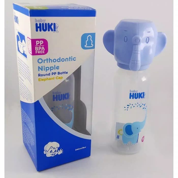 HUKI Botol PP Elephant 240 ml