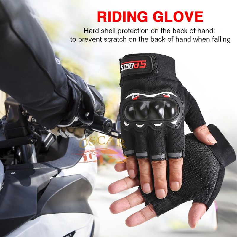 SARUNG TANGAN PRIA MOTOR BUCKLE / GLOVE MOTOR PRIA DENGAN BUCKLE