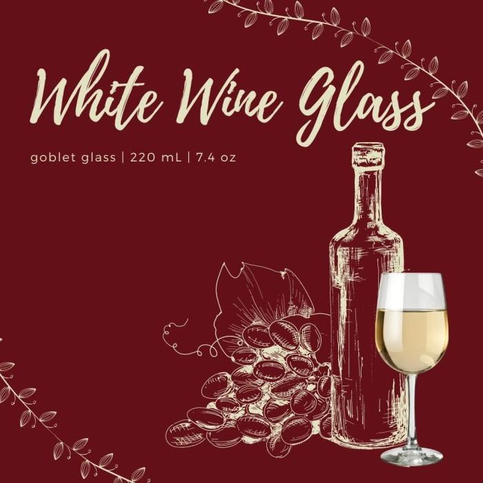 Gelas | White Wine Glass 150 Ml / Gelas Wine / Gelas Kaca / Gelas Anggur