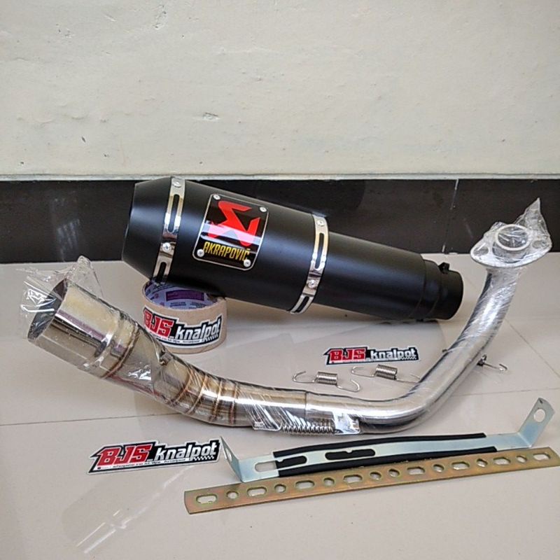 Knalpot akrapovic Nmax Aerox 155 Vario Beat street Scoopy new Xride mio soul Adv pcx Genio-Doff - genio