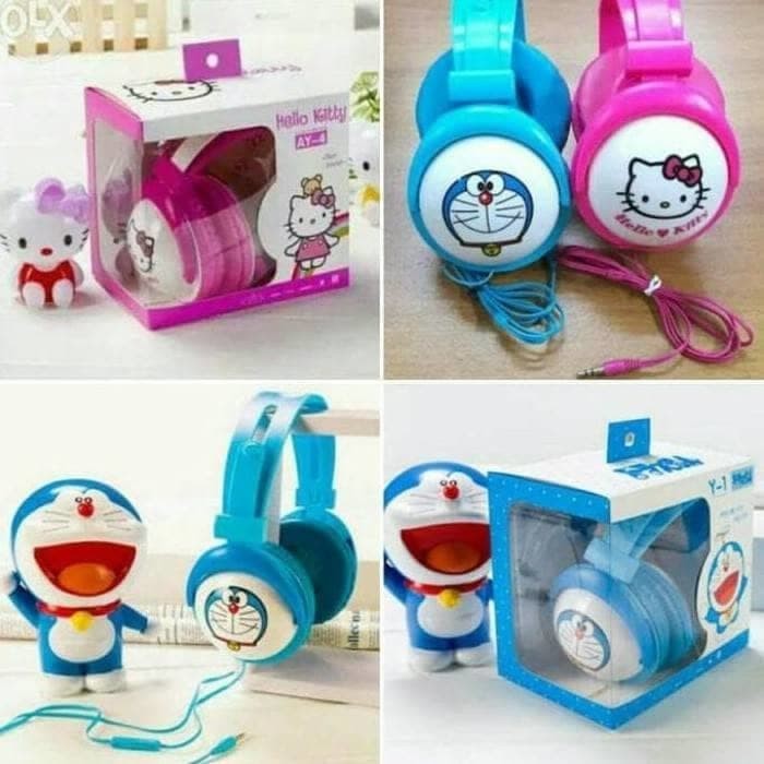 Handsfree Headset Bando Karakter Lucu