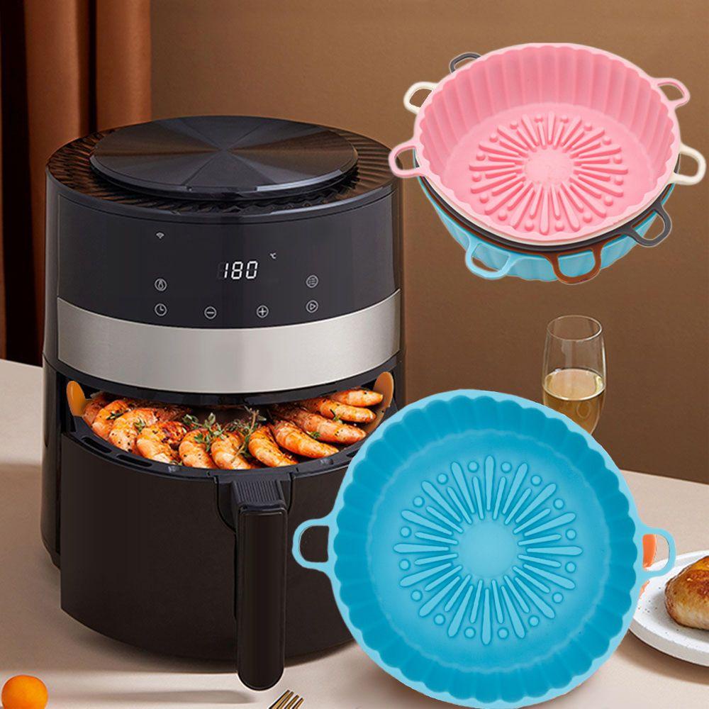 R-FLOWER Panci Silikon Lembut Masak Reusable AirFryer Aksesoris Baking Basket