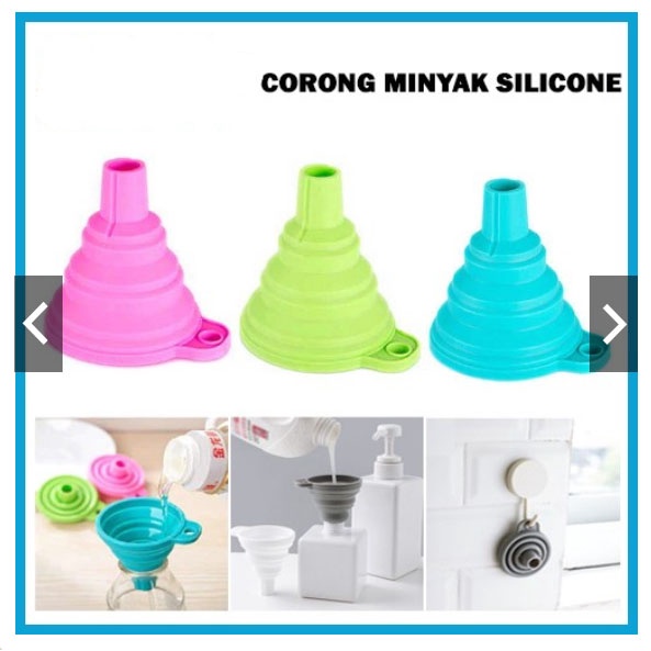 Corong Air &amp; Minyak Silikon Portable [ 25GR ]