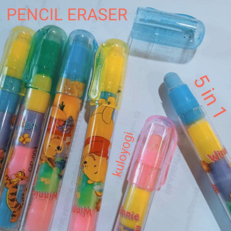 

Penghapus Pensil Susun isi 5 warna