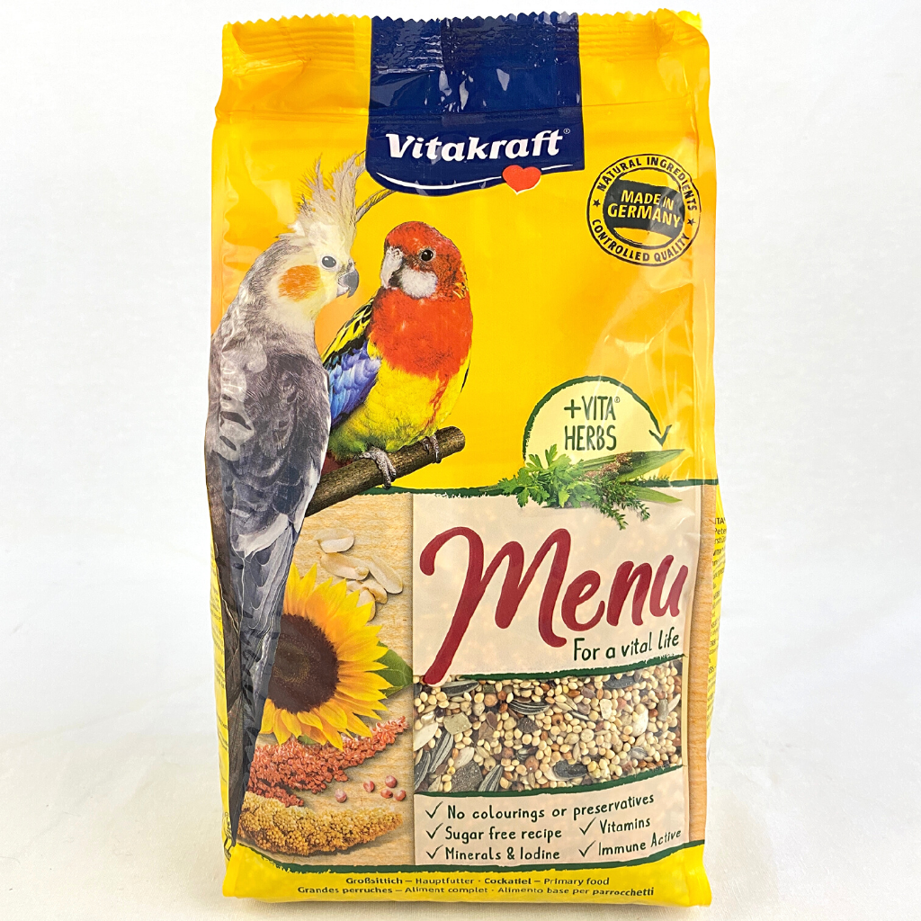 

VITAKRAFT Makanan Burung Premum Menu COCKATIELS 1kg