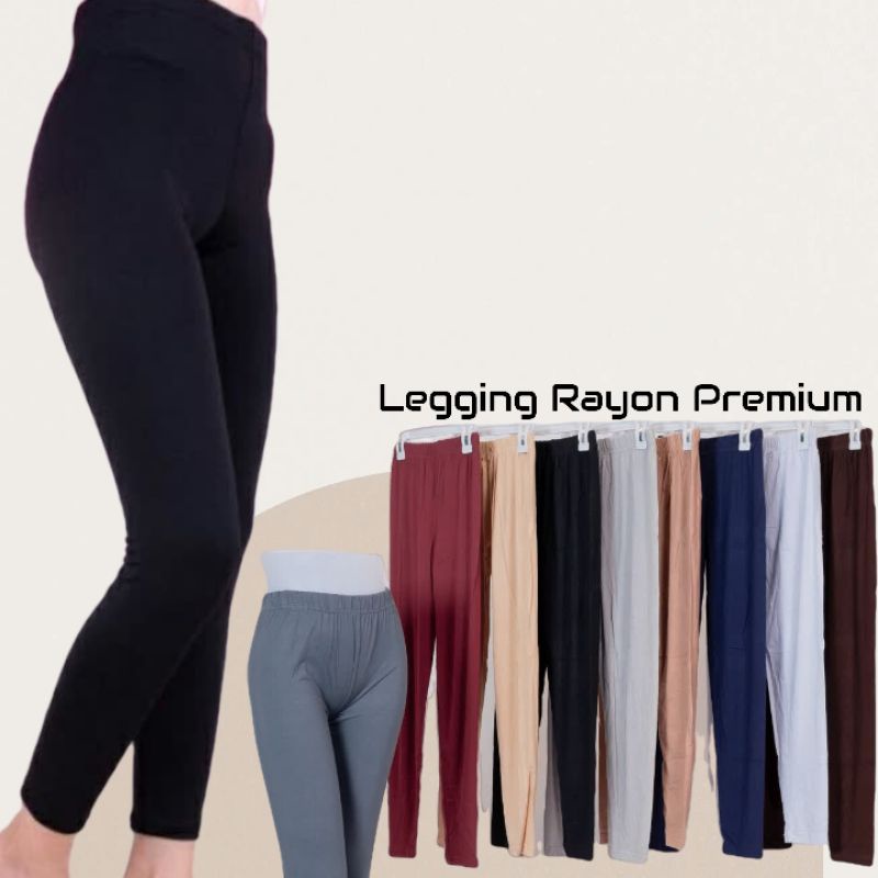 Legging Dewasa Premium/Celana Legging Rayon Super