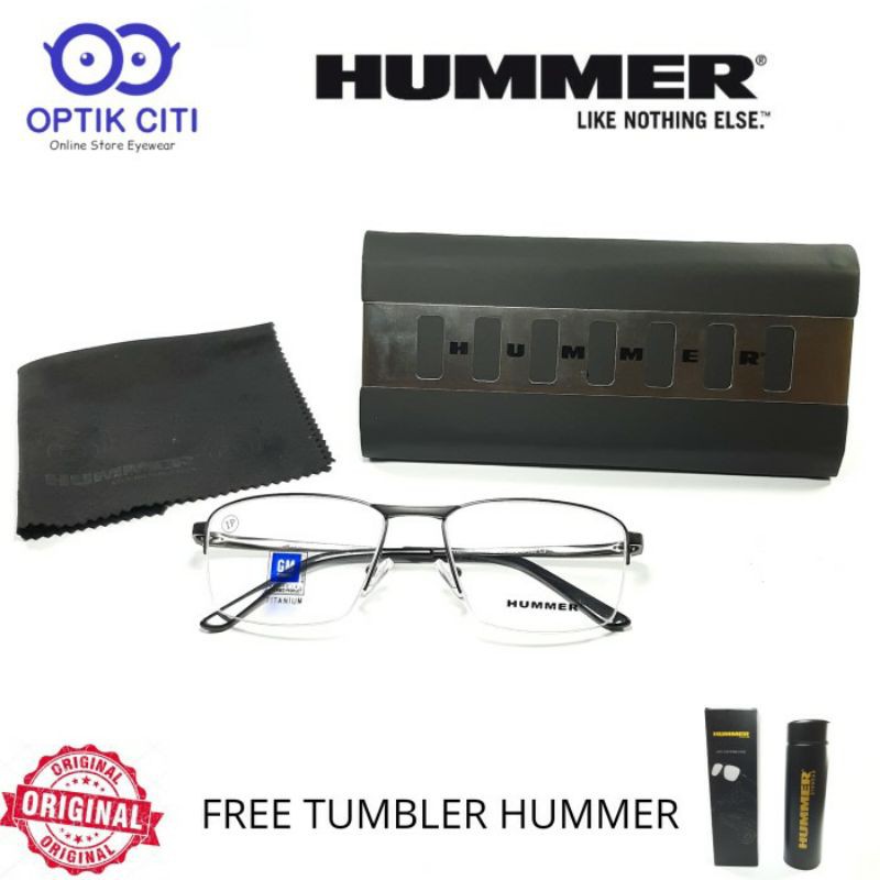 HUMMER TIRANIUM HM806T | FRAME KACAMATA HALF ORIGINAL