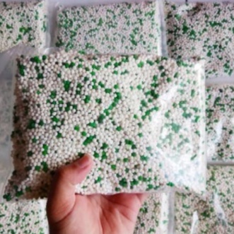 

✪BIG ⚡ALE✪ Sagu Mutiara Warna Puith Hijau , Sagu Mutiara Thailand Hijau , Sagu Mutiara , Sago Pearl , Putih Hijau , Penamabah Toppinh hiasan Minuman Dawet Cendol UENAK 500GRAM