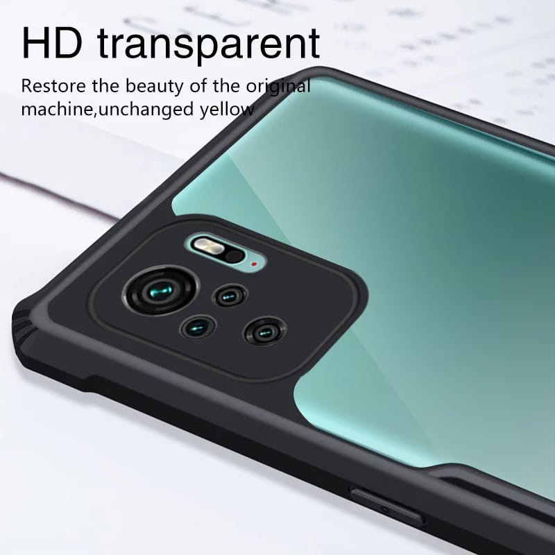 PROMO Case Xiaomi Redmi Note 10 / Redmi Note 10s Hardcase Armor Shockproof Fusion Bumper Transparan