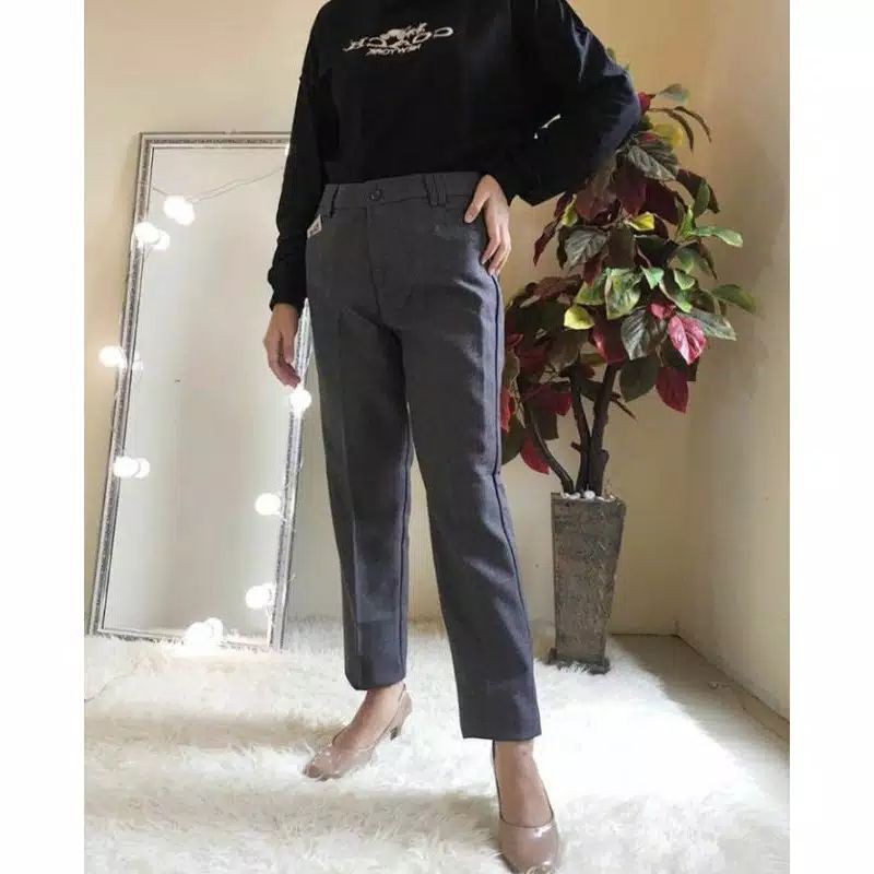 CELANA KERJA WANITA MURAH | CELANA FORMAL | BAHAN WOLL EMPUK DAN ELASTIS | POLA SLIMFIT | CELANA BAHAN